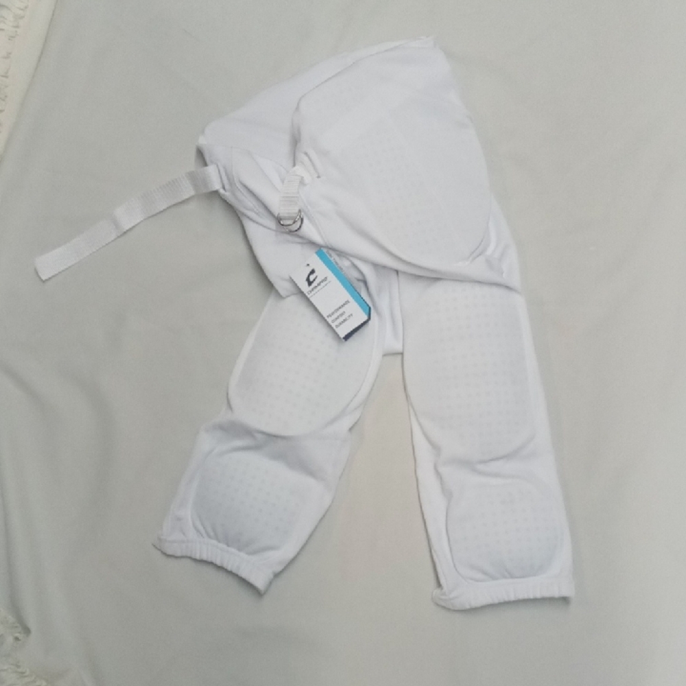 Champro Adult S, Integrated Football Pant White